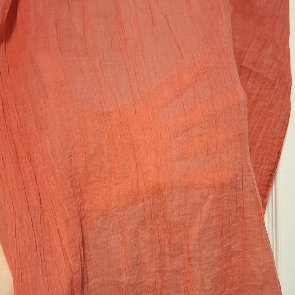 DEVRED | Peach Cotton Scarf